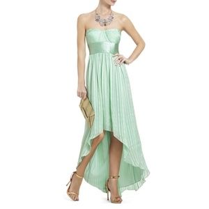BCBG Alicia Silk Charmeuse Gown